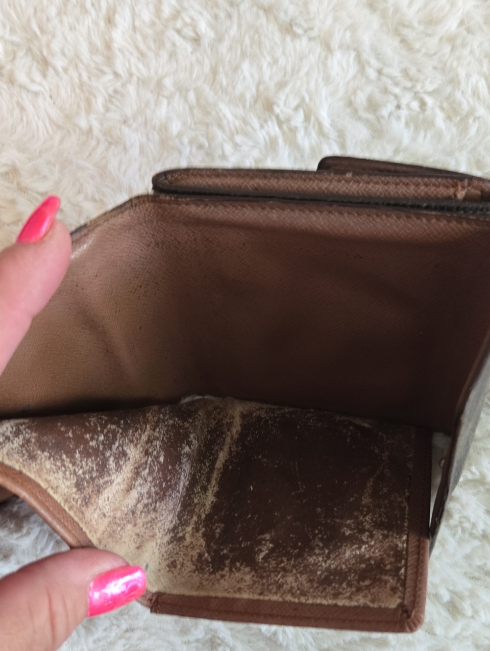 Louis Vuitton Monogram Compact Wallet in Brown - Picture 6 of 10